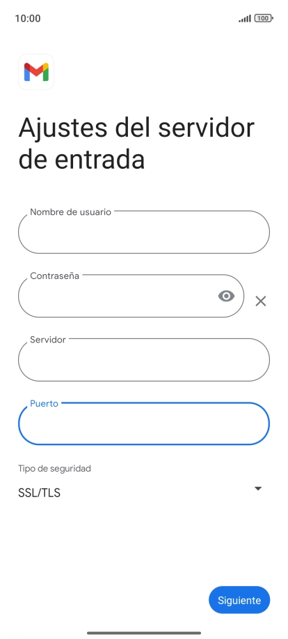 Pulsa Siguiente.