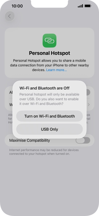 If Wi-Fi is turned off, press Turn on Wi-Fi and Bluetooth. If Wi-Fi is turned off, press Turn on Wi-Fi and Bluetooth.
