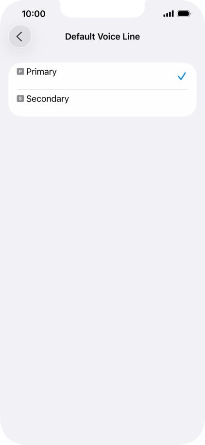 Press the required price plan.