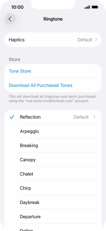 Press the required ring tones to hear them. Press the required ring tones to hear them.