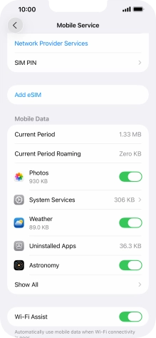 Press Add eSIM. Press Add eSIM.