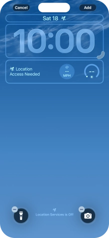To customise the way the lock screen date is displayed, press the date widget and follow the instructions on the screen to select the required widget display mode. To customise the way the lock screen date is displayed, press the date widget and follow the instructions on the screen to select the required widget display mode.