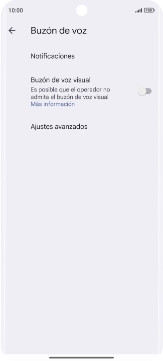 Pulsa Ajustes avanzados. Pulsa Ajustes avanzados.