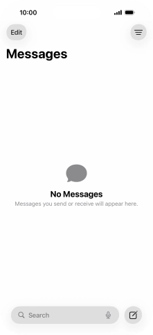 Press the new message icon.