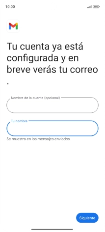 Pulsa Siguiente.