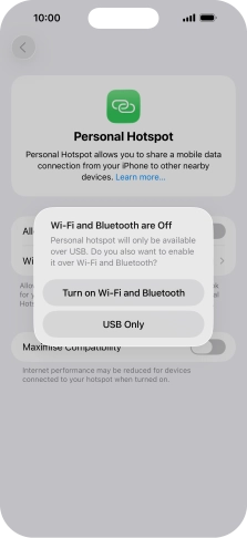 If Wi-Fi is turned off, press Turn on Wi-Fi and Bluetooth.