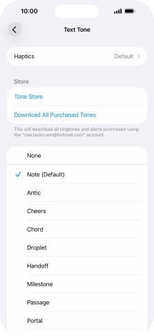 Press the required message tones to hear them. Press the required message tones to hear them.