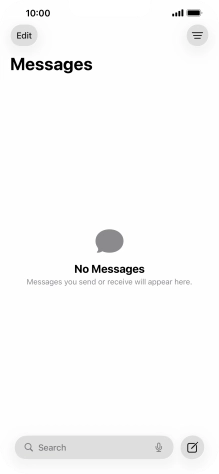 Press the new message icon.