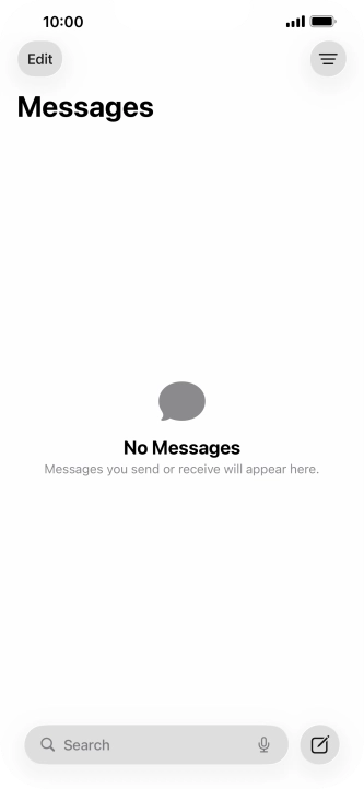 Press the new message icon.