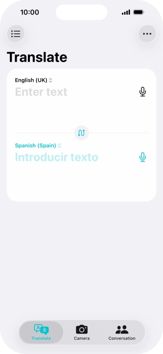 Press the first drop down list.