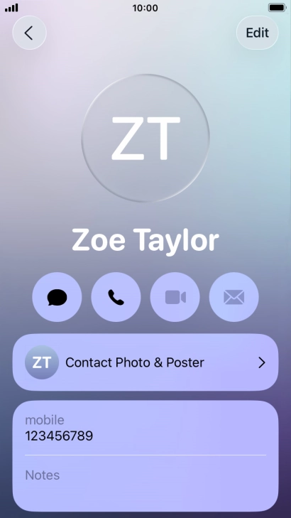 Press the Home key to return to the home screen.