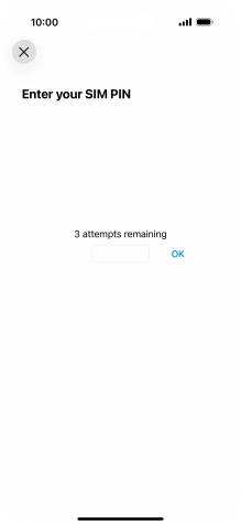 If your SIM is locked, key in your PIN and press OK. If your SIM is locked, key in your PIN and press OK.