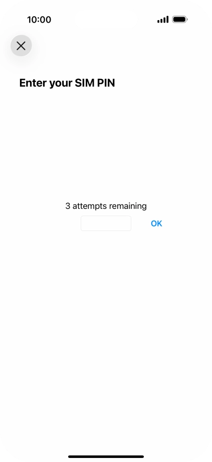 If your SIM is locked, key in your PIN and press OK. If your SIM is locked, key in your PIN and press OK.