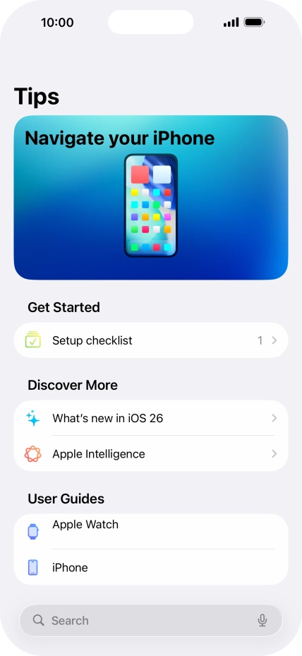 Slide your finger upwards starting from the bottom of the screen to return to the home screen.