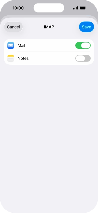 Press Save. Your email account has now been set up. To select more settings for incoming and outgoing server, proceed with the following steps.