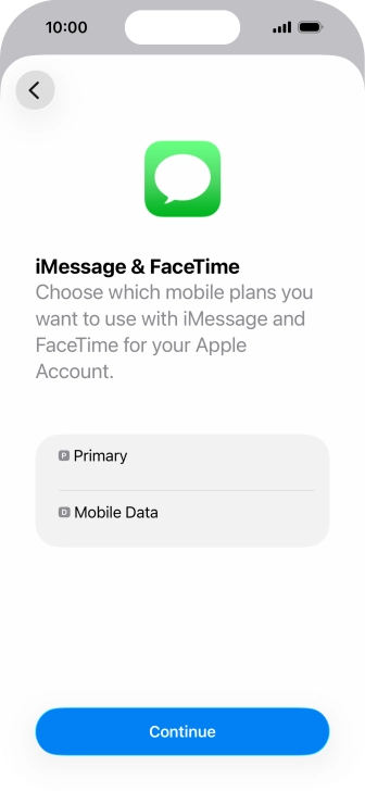 Press the required price plan.