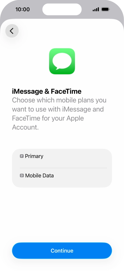 Press the required price plan.