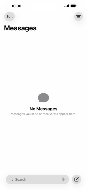 Press the new message icon.