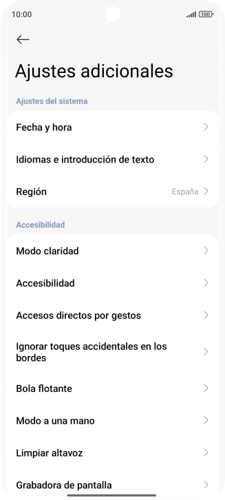 Pulsa Fecha y hora. Pulsa Fecha y hora.
