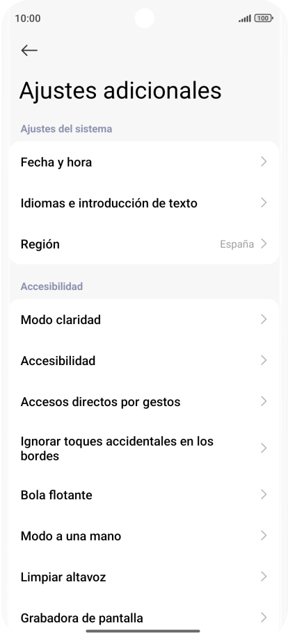 Pulsa Fecha y hora. Pulsa Fecha y hora.
