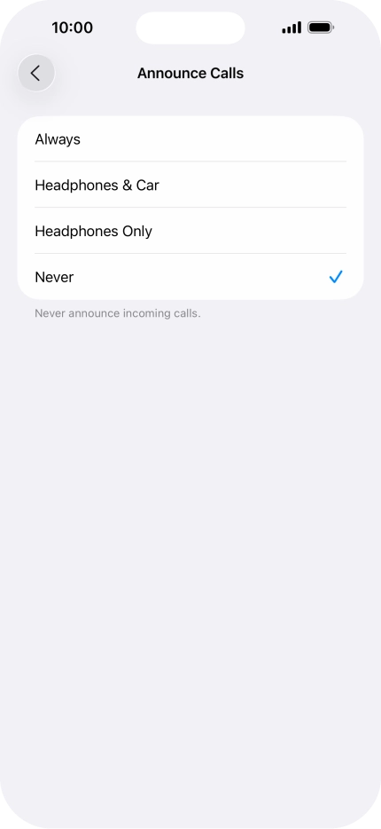 Press Always to turn on the function when silent mode is turned off.