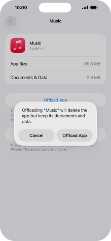 Press Offload App.
