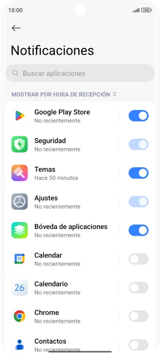 Pulsa la app deseada. Pulsa la app deseada.