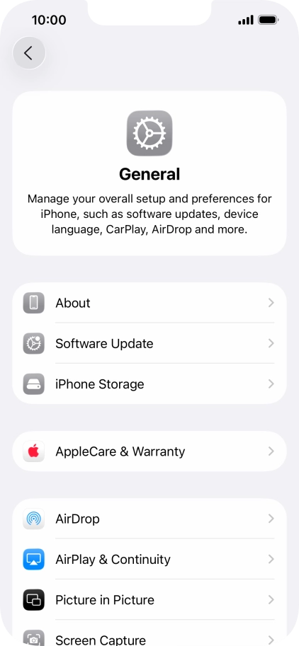 Press iPhone Storage.