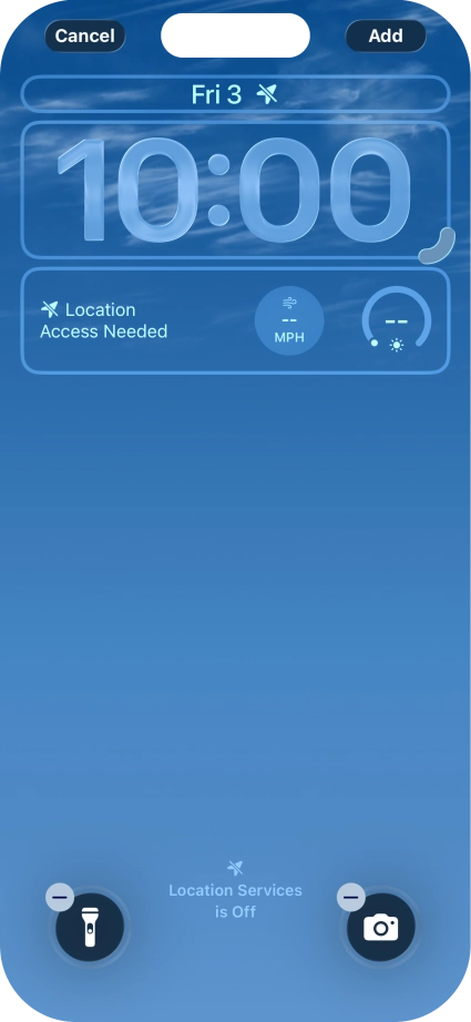 To customise the way the lock screen date is displayed, press the date widget and follow the instructions on the screen to select the required widget display mode. To customise the way the lock screen date is displayed, press the date widget and follow the instructions on the screen to select the required widget display mode.