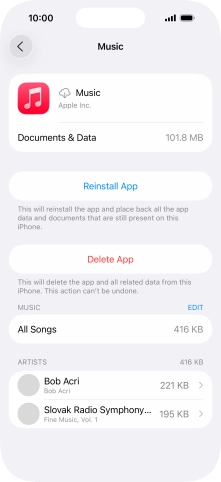 Slide your finger upwards starting from the bottom of the screen to return to the home screen.