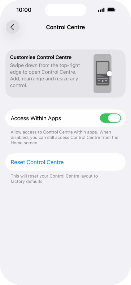 Press the indicator next to Press the indicator next to