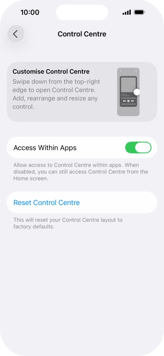 Press the indicator next to Press the indicator next to