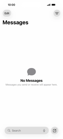 Press the new message icon.