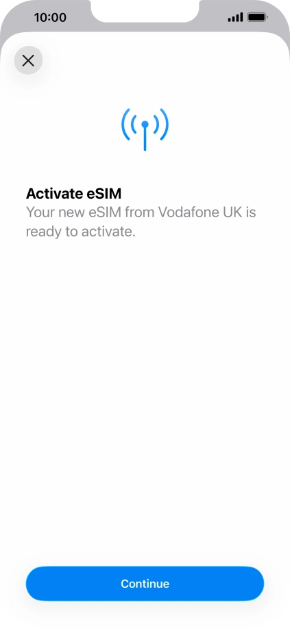 Press Continue. Press Continue.