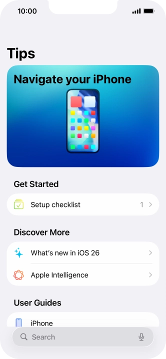 Slide your finger upwards starting from the bottom of the screen to return to the home screen.