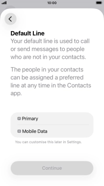 Press the required price plan. Press the required price plan.