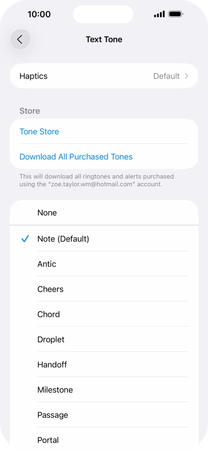 Press the required message tones to hear them. Press the required message tones to hear them.
