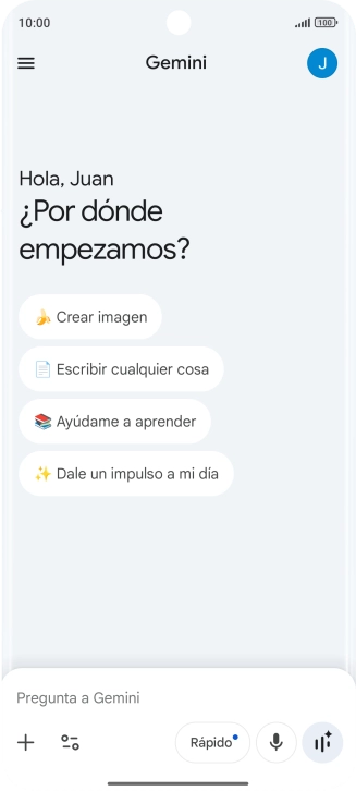Pulsa el icono de perfil.