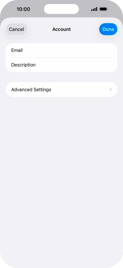 Press Advanced Settings.