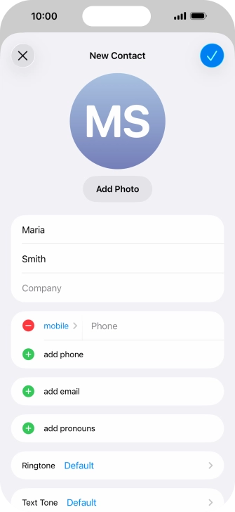Press Phone and key in the required phone number.