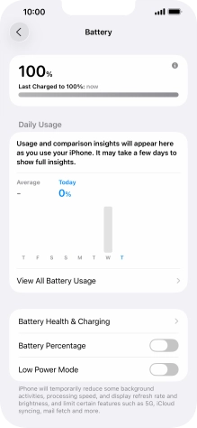 Press Battery Health & Charging.
