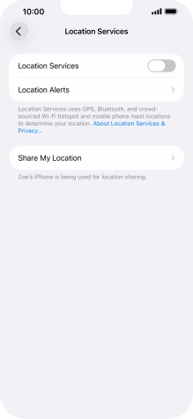 Press the indicator next to Press the indicator next to