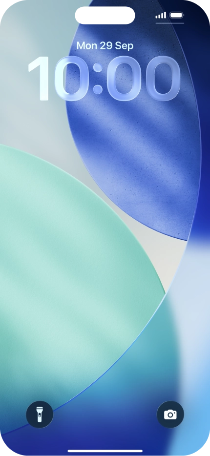 Slide your finger upwards starting from the bottom of the screen. Slide your finger upwards starting from the bottom of the screen.