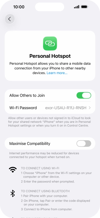 Slide your finger upwards starting from the bottom of the screen to return to the home screen.