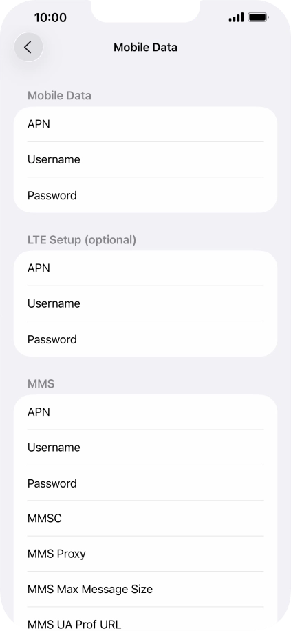 Press APN and key in wap.vodafone.co.uk. Press APN and key in wap.vodafone.co.uk.
