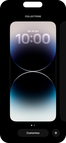 Press the add icon. Press the add icon.