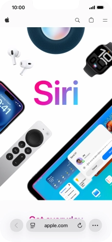 Slide your finger upwards starting from the bottom of the screen to return to the home screen.