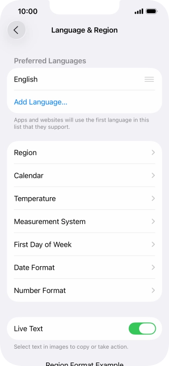 Press Add Language....