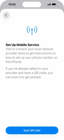 Press Scan QR Code. Press Scan QR Code.