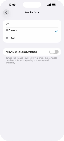 Press the required price plan. Press the required price plan.